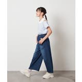 [140-150]【接触冷感】レイヤード風オフショルTシャツ | a.v.v【KIDS】 | 詳細画像10 