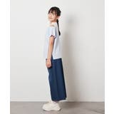 [140-150]【接触冷感】レイヤード風オフショルTシャツ | a.v.v【KIDS】 | 詳細画像11 