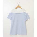 [140-150]【接触冷感】レイヤード風オフショルTシャツ | a.v.v【KIDS】 | 詳細画像22 