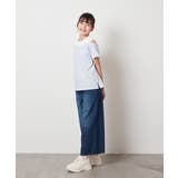 [140-150]【接触冷感】レイヤード風オフショルTシャツ | a.v.v【KIDS】 | 詳細画像6 