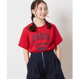 レッド | [140-150]ロゴアソートTシャツ | a.v.v【KIDS】