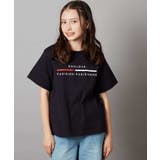 ネイビー | [140-150]ロゴアソートTシャツ | a.v.v【KIDS】