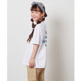 【ジュニア】[160]スプレーアート風オーバーＴシャツ | a.v.v【KIDS】 | 詳細画像34 