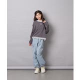 [140-160]ボーダーレイヤード風ロングTシャツ | a.v.v【KIDS】 | 詳細画像21 