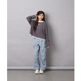 [140-160]ボーダーレイヤード風ロングTシャツ | a.v.v【KIDS】 | 詳細画像26 