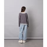 [140-160]ボーダーレイヤード風ロングTシャツ | a.v.v【KIDS】 | 詳細画像29 