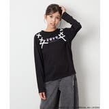 ブラック | [110-150]【サンリオ/数量限定】クロミレースアップTシャツ | a.v.v【KIDS】