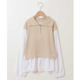 [140-150]ハーフジップ ドッキングトップス | a.v.v【KIDS】 | 詳細画像2 