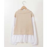 [140-150]ハーフジップ ドッキングトップス | a.v.v【KIDS】 | 詳細画像3 