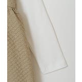 [100-130]【セットアップ対応】フクレキャミドッキングカットソー | a.v.v【KIDS】 | 詳細画像23 