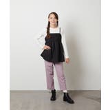 [100-130]【セットアップ対応】フクレキャミドッキングカットソー | a.v.v【KIDS】 | 詳細画像6 