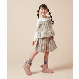 [100-130]シャーリングビスチェドッキングトップス | a.v.v【KIDS】 | 詳細画像4 