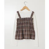 [100-160]シャーリングビスチェドッキングトップス | a.v.v【KIDS】 | 詳細画像24 