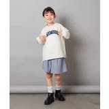 [140-150]サテンアップリケカレッジロゴロンＴ | a.v.v【KIDS】 | 詳細画像6 