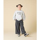 [130 160]【袖デザイン プリントロゴ＋パール調デザイン | a.v.v【KIDS】 | 詳細画像10 