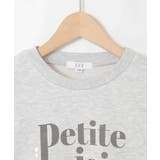 [130 160]【袖デザイン プリントロゴ＋パール調デザイン | a.v.v【KIDS】 | 詳細画像23 