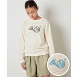 アイボリー | [100-130]スパンコールモチーフトレーナー | a.v.v【KIDS】