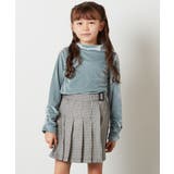 [100-130]ベロアハイネックトップス | a.v.v【KIDS】 | 詳細画像2 