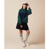 [130]ハーフジップ配色ロゴスウェット | a.v.v【KIDS】 | 詳細画像15 