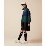 [130]ハーフジップ配色ロゴスウェット | a.v.v【KIDS】 | 詳細画像16 