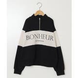 [130]ハーフジップ配色ロゴスウェット | a.v.v【KIDS】 | 詳細画像19 