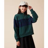 [140-150]ハーフジップ配色ロゴスウェット | a.v.v【KIDS】 | 詳細画像11 