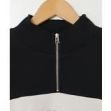 [140-150]ハーフジップ配色ロゴスウェット | a.v.v【KIDS】 | 詳細画像21 