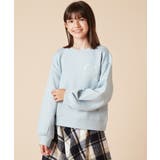 [140-150]ワンポイントロゴ刺繍トレーナー | a.v.v【KIDS】 | 詳細画像16 