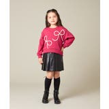 [120 160]【立体リボンがカワイイ 通学にもオススメ】リボンテープ裏毛トレ… | a.v.v【KIDS】 | 詳細画像31 