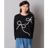 [120 160]【立体リボンがカワイイ 通学にもオススメ】リボンテープ裏毛トレ… | a.v.v【KIDS】 | 詳細画像36 