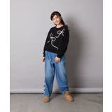 [120 160]【立体リボンがカワイイ 通学にもオススメ】リボンテープ裏毛トレ… | a.v.v【KIDS】 | 詳細画像40 