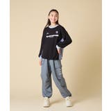 [130-160]【切り替えバイカラー/スポーティ】配色切り替えロゴトレーナー | a.v.v【KIDS】 | 詳細画像16 