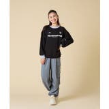 [130-160]【切り替えバイカラー/スポーティ】配色切り替えロゴトレーナー | a.v.v【KIDS】 | 詳細画像18 