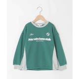 [130-160]【切り替えバイカラー/スポーティ】配色切り替えロゴトレーナー | a.v.v【KIDS】 | 詳細画像24 