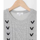 [120 160]【通学にもオススメ ケーブルニット×裏毛 | a.v.v【KIDS】 | 詳細画像26 