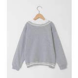 [120-160]配色ラインケーブルニットドッキングトレーナー | a.v.v【KIDS】 | 詳細画像24 