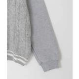 [120-160]配色ラインケーブルニットドッキングトレーナー | a.v.v【KIDS】 | 詳細画像26 