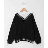 [120-160]配色ラインケーブルニットドッキングトレーナー | a.v.v【KIDS】 | 詳細画像29 