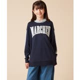 [130]オーバーシルエット配色ロゴスウェット | a.v.v【KIDS】 | 詳細画像15 