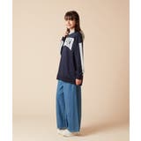 [130]オーバーシルエット配色ロゴスウェット | a.v.v【KIDS】 | 詳細画像21 