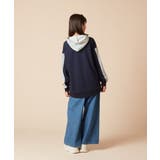 [130]オーバーシルエット配色ロゴスウェット | a.v.v【KIDS】 | 詳細画像22 