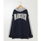 [130]オーバーシルエット配色ロゴスウェット | a.v.v【KIDS】 | 詳細画像30 