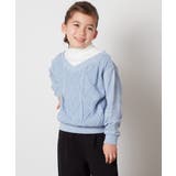 [140-150]ケーブルニットドッキングトレーナー | a.v.v【KIDS】 | 詳細画像4 