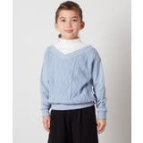 [160]ケーブルニットドッキングトレーナー | a.v.v【KIDS】 | 詳細画像18 