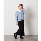 [160]ケーブルニットドッキングトレーナー | a.v.v【KIDS】 | 詳細画像21 