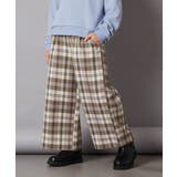 [120-130]サスペンダー付きワイドパンツ | a.v.v【KIDS】 | 詳細画像3 