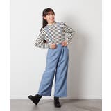 [120-130]サスペンダー付きワイドパンツ | a.v.v【KIDS】 | 詳細画像30 