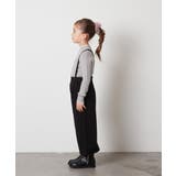 [120-130]サスペンダー付きワイドパンツ | a.v.v【KIDS】 | 詳細画像48 