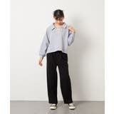 [130-160]【裏起毛】ジャージストレートパンツ | a.v.v【KIDS】 | 詳細画像4 