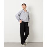 [130-160]【裏起毛】ジャージストレートパンツ | a.v.v【KIDS】 | 詳細画像9 